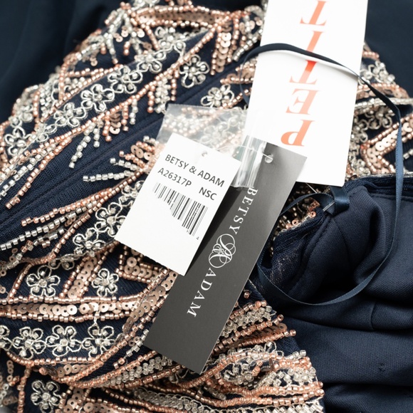 Betsy & Adam - Petite Beaded Gown - Picture 8 of 13